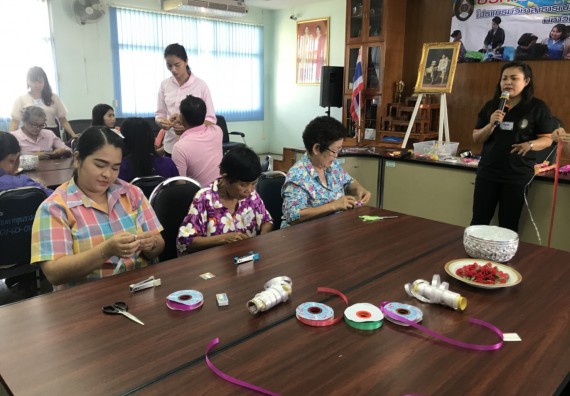 ภาพกิจกรรม โปรแกรมวิชาสาธารณสุขศาสตร์ จัดกิจกรรมบริการวิชาการด้านสุขภาพ 