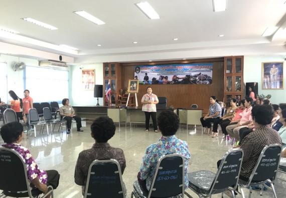 ภาพกิจกรรม โปรแกรมวิชาสาธารณสุขศาสตร์ จัดกิจกรรมบริการวิชาการด้านสุขภาพ 