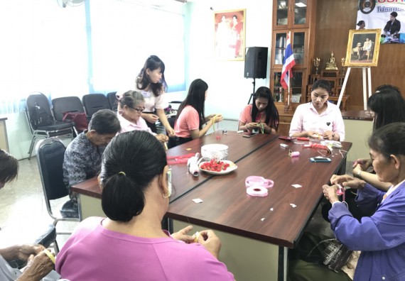 ภาพกิจกรรม โปรแกรมวิชาสาธารณสุขศาสตร์ จัดกิจกรรมบริการวิชาการด้านสุขภาพ 