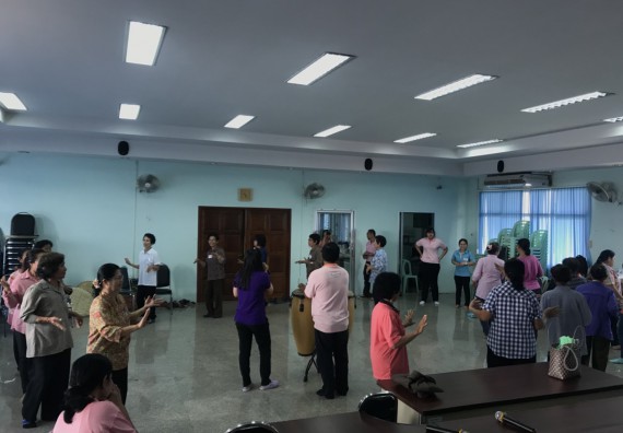 ภาพกิจกรรม โปรแกรมวิชาสาธารณสุขศาสตร์ จัดกิจกรรมบริการวิชาการด้านสุขภาพ 