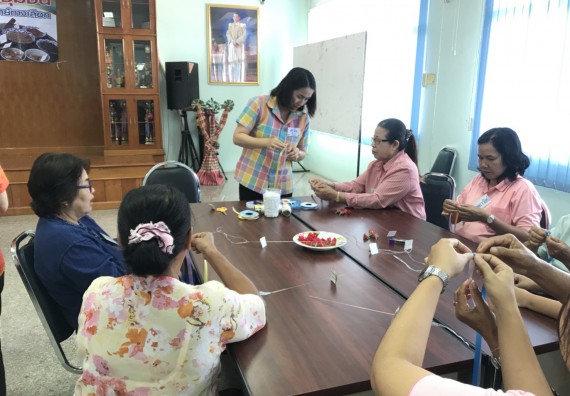 ภาพกิจกรรม โปรแกรมวิชาสาธารณสุขศาสตร์ จัดกิจกรรมบริการวิชาการด้านสุขภาพ 