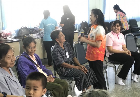 ภาพกิจกรรม โปรแกรมวิชาสาธารณสุขศาสตร์ จัดกิจกรรมบริการวิชาการด้านสุขภาพ 