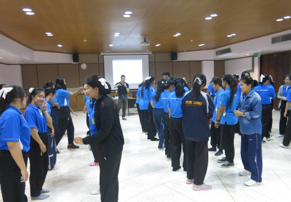 ภาพกิจกรรม โปรแกรมวิชาสาธารณสุขศาสตร์ อบรมศิลปะการป้องกันตัว