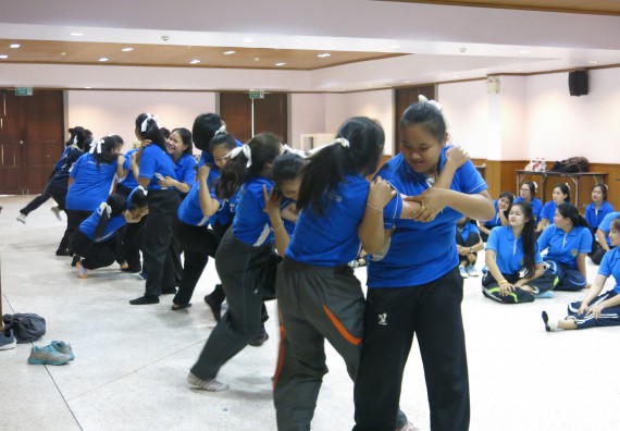 ภาพกิจกรรม โปรแกรมวิชาสาธารณสุขศาสตร์ อบรมศิลปะการป้องกันตัว