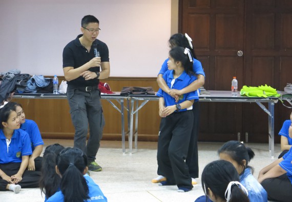 ภาพกิจกรรม โปรแกรมวิชาสาธารณสุขศาสตร์ อบรมศิลปะการป้องกันตัว