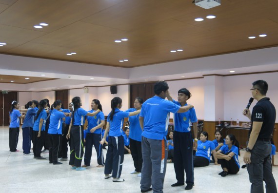 ภาพกิจกรรม โปรแกรมวิชาสาธารณสุขศาสตร์ อบรมศิลปะการป้องกันตัว