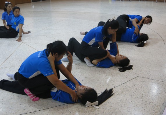 ภาพกิจกรรม โปรแกรมวิชาสาธารณสุขศาสตร์ อบรมศิลปะการป้องกันตัว