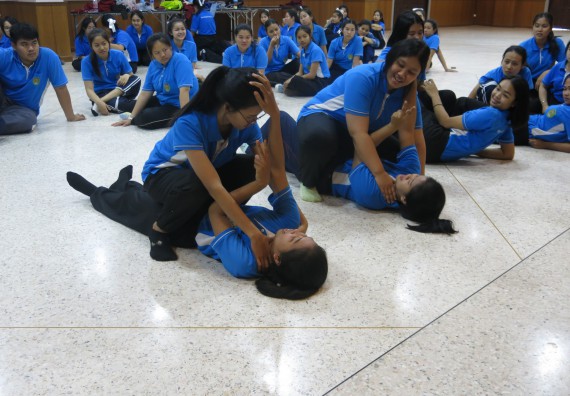 ภาพกิจกรรม โปรแกรมวิชาสาธารณสุขศาสตร์ อบรมศิลปะการป้องกันตัว