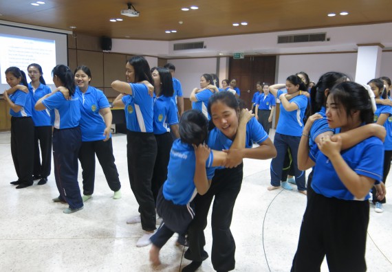 ภาพกิจกรรม โปรแกรมวิชาสาธารณสุขศาสตร์ อบรมศิลปะการป้องกันตัว