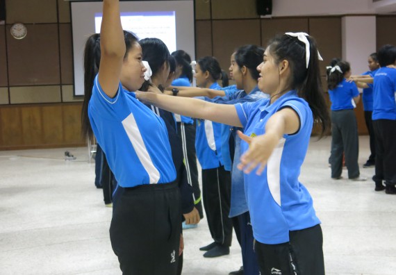 ภาพกิจกรรม โปรแกรมวิชาสาธารณสุขศาสตร์ อบรมศิลปะการป้องกันตัว
