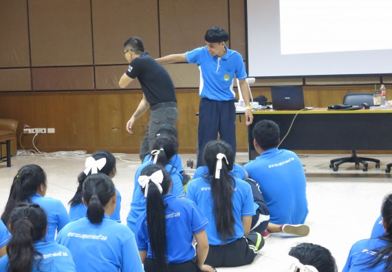 ภาพกิจกรรม โปรแกรมวิชาสาธารณสุขศาสตร์ อบรมศิลปะการป้องกันตัว