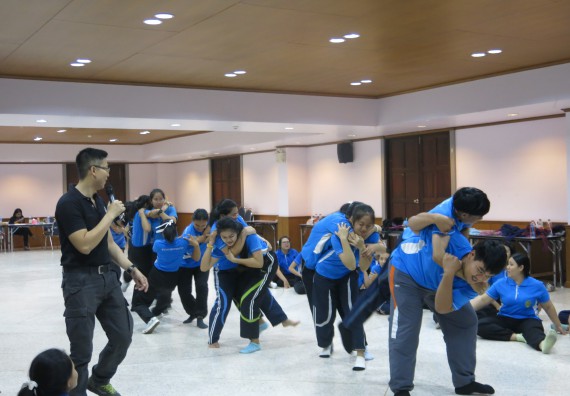 ภาพกิจกรรม โปรแกรมวิชาสาธารณสุขศาสตร์ อบรมศิลปะการป้องกันตัว
