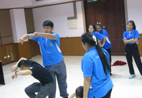 ภาพกิจกรรม โปรแกรมวิชาสาธารณสุขศาสตร์ อบรมศิลปะการป้องกันตัว