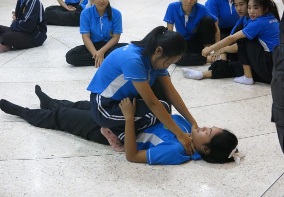 ภาพกิจกรรม โปรแกรมวิชาสาธารณสุขศาสตร์ อบรมศิลปะการป้องกันตัว