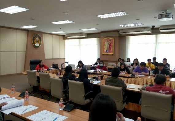 ภาพกิจกรรม คณะวิทยาศาสตร์และเทคโนโลยี เข้าร่วมกิจกรรมกำกับติดตามการดำเนินงานตามองค์ประกอบการประกันคุณภาพการศึกษา