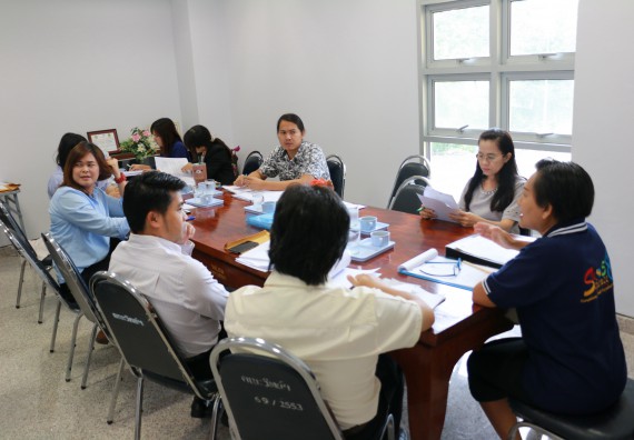 ภาพกิจกรรม คณะวิทยาศาสตร์และเทคโนโลยี จัดการประชุมพิจารณาการต่อสัญญาจ้างพนักงานมหาวิทยาลัย