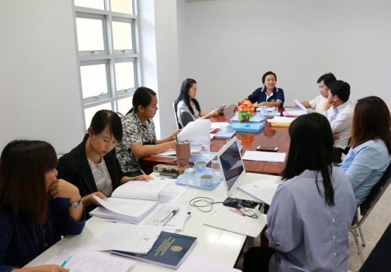 ภาพกิจกรรม คณะวิทยาศาสตร์และเทคโนโลยี จัดการประชุมพิจารณาการต่อสัญญาจ้างพนักงานมหาวิทยาลัย