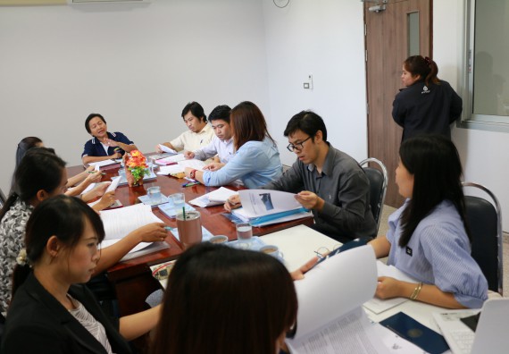 ภาพกิจกรรม คณะวิทยาศาสตร์และเทคโนโลยี จัดการประชุมพิจารณาการต่อสัญญาจ้างพนักงานมหาวิทยาลัย