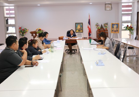 ภาพกิจกรรม คณะวิทยาศาสตร์และเทคโนโลยี จัดประชุมคณะจัดทำรายงานการควบคุมภายใน ประจำปีงบประมาณ พ.ศ. 2561 (รอบ 6 เดือน) ส่ง