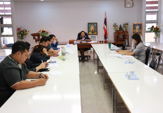 ภาพกิจกรรม คณะวิทยาศาสตร์และเทคโนโลยี จัดประชุมคณะจัดทำรายงานการควบคุมภายใน ประจำปีงบประมาณ พ.ศ. 2561 (รอบ 6 เดือน) ส่ง