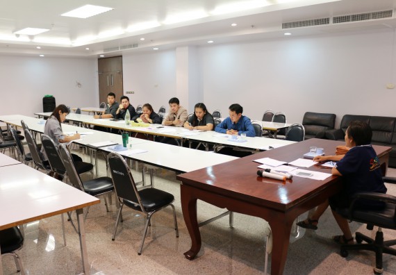 ภาพกิจกรรม คณะวิทยาศาสตร์และเทคโนโลยี จัดประชุมคณะจัดทำรายงานการควบคุมภายใน ประจำปีงบประมาณ พ.ศ. 2561 (รอบ 6 เดือน) ส่ง