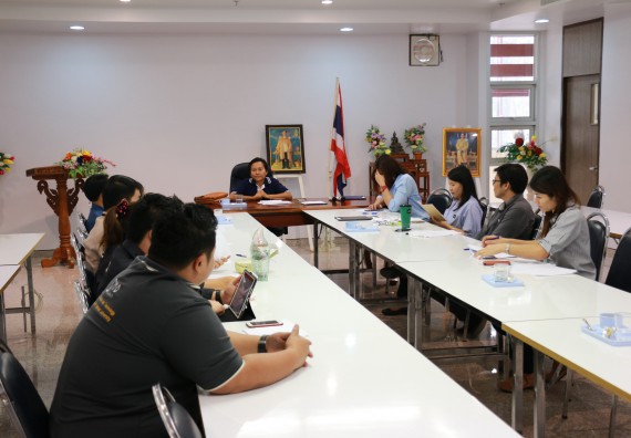 ภาพกิจกรรม คณะวิทยาศาสตร์และเทคโนโลยี จัดประชุมคณะจัดทำรายงานการควบคุมภายใน ประจำปีงบประมาณ พ.ศ. 2561 (รอบ 6 เดือน) ส่ง