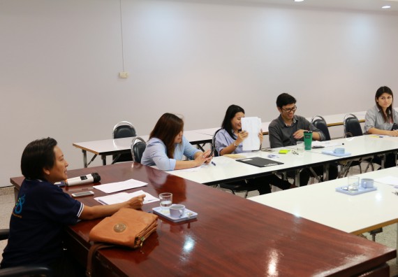 ภาพกิจกรรม คณะวิทยาศาสตร์และเทคโนโลยี จัดประชุมคณะจัดทำรายงานการควบคุมภายใน ประจำปีงบประมาณ พ.ศ. 2561 (รอบ 6 เดือน) ส่ง