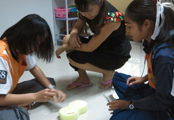 ภาพกิจกรรม โปรแกรมวิชาสาธารณสุขศาสตร์ จัดอบรมการฉีดยา