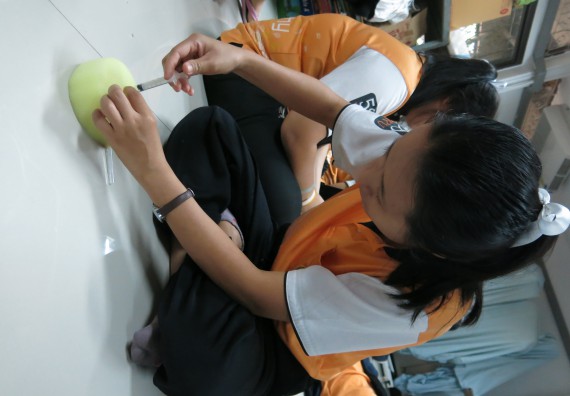 ภาพกิจกรรม โปรแกรมวิชาสาธารณสุขศาสตร์ จัดอบรมการฉีดยา