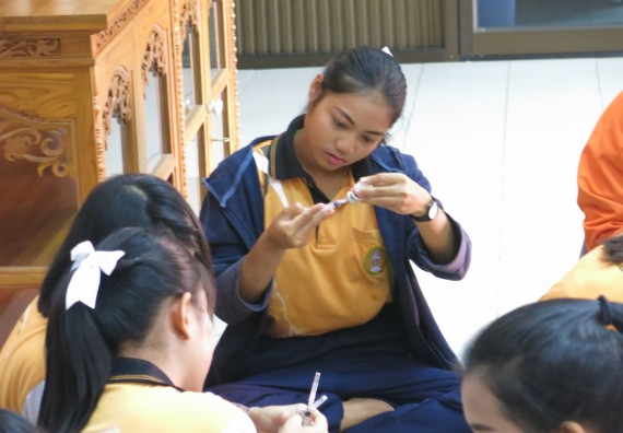 ภาพกิจกรรม โปรแกรมวิชาสาธารณสุขศาสตร์ จัดอบรมการฉีดยา