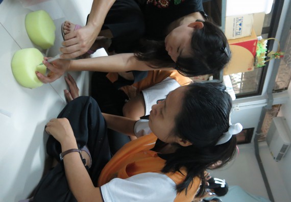 ภาพกิจกรรม โปรแกรมวิชาสาธารณสุขศาสตร์ จัดอบรมการฉีดยา