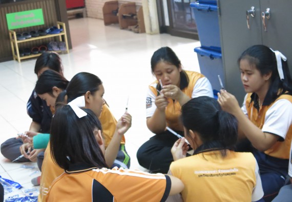 ภาพกิจกรรม โปรแกรมวิชาสาธารณสุขศาสตร์ จัดอบรมการฉีดยา
