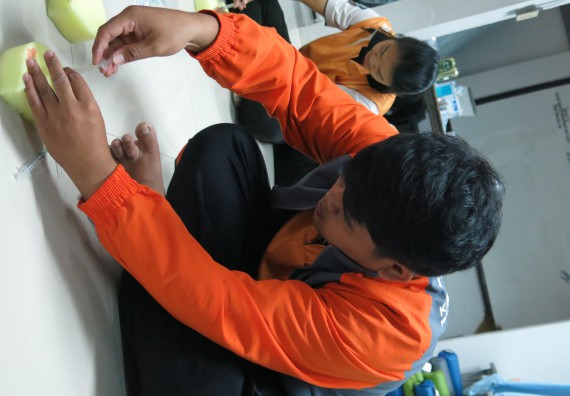 ภาพกิจกรรม โปรแกรมวิชาสาธารณสุขศาสตร์ จัดอบรมการฉีดยา