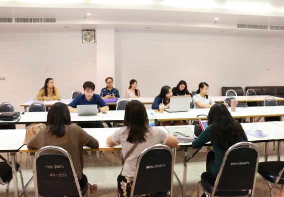 ภาพกิจกรรม คณะวิทยาศาสตร์และเทคโนโลยี จัดการประชุมเพื่อเตรียมความพร้อมในการจัดทำรายงานประเมินตนเอง ประจำปีการศึกษา 2560
