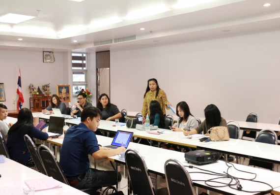 ภาพกิจกรรม คณะวิทยาศาสตร์และเทคโนโลยี จัดการประชุมเพื่อเตรียมความพร้อมในการจัดทำรายงานประเมินตนเอง ประจำปีการศึกษา 2560