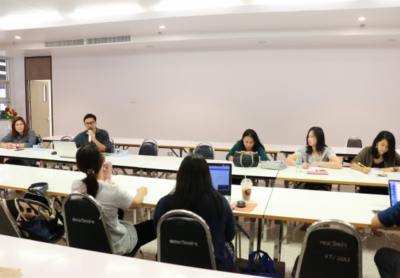 ภาพกิจกรรม คณะวิทยาศาสตร์และเทคโนโลยี จัดการประชุมเพื่อเตรียมความพร้อมในการจัดทำรายงานประเมินตนเอง ประจำปีการศึกษา 2560