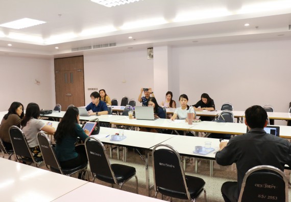 ภาพกิจกรรม คณะวิทยาศาสตร์และเทคโนโลยี จัดการประชุมเพื่อเตรียมความพร้อมในการจัดทำรายงานประเมินตนเอง ประจำปีการศึกษา 2560