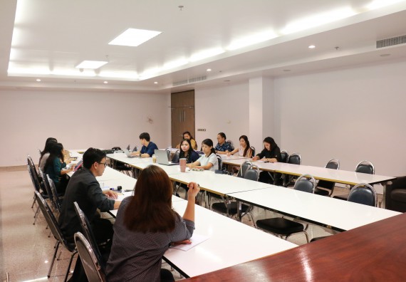 ภาพกิจกรรม คณะวิทยาศาสตร์และเทคโนโลยี จัดการประชุมเพื่อเตรียมความพร้อมในการจัดทำรายงานประเมินตนเอง ประจำปีการศึกษา 2560