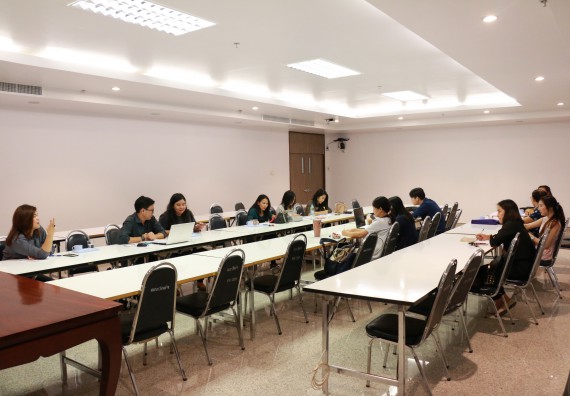 ภาพกิจกรรม คณะวิทยาศาสตร์และเทคโนโลยี จัดการประชุมเพื่อเตรียมความพร้อมในการจัดทำรายงานประเมินตนเอง ประจำปีการศึกษา 2560