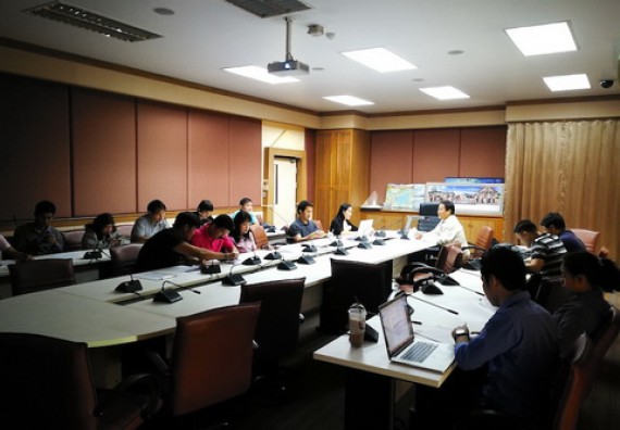 ภาพกิจกรรม คณะวิทยาศาสตร์และเทคโนโลยี เข้าร่วมกิจกรรมแลกเปลี่ยนเรียนรู้ในการพัฒนาเว็บไซต์เพื่อรองรับการประเมิน webometrics