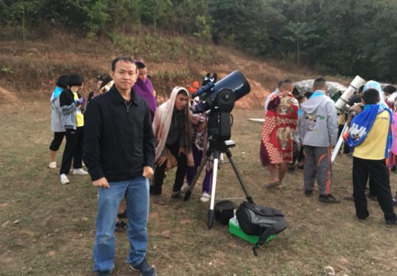 ภาพกิจกรรม โปรแกรมวิชาฟิสิกส์ จัดกิจกรรมค่ายดาราศาสตร์ ประจำปี 2560