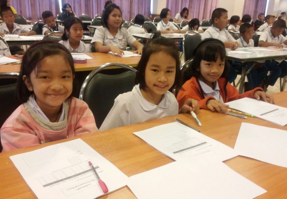 ภาพกิจกรรม โปรแกรมวิชาคณิตศาสตร์ร่วมกับสำนักประกันคุณภาพการศึกษา จัดกิจกรรมค่ายวิชาการ ป.3