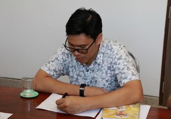 ภาพกิจกรรม คณะวิทยาศาสตร์และเทคโนโลยี จัดการประชุมตัดสินโครงการประกวดคำขวัญการแสดงเจตจำนงการบริหารงาน ด้วยความซื่อสัตย์สุจริตและมุ่งมั่นในการบริหารงานให้สำเร็จตามพันธกิจของมหาวิทยาลัย