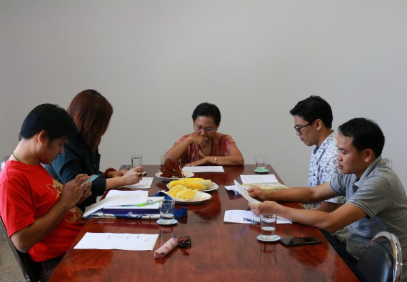 ภาพกิจกรรม คณะวิทยาศาสตร์และเทคโนโลยี จัดการประชุมตัดสินโครงการประกวดคำขวัญการแสดงเจตจำนงการบริหารงาน ด้วยความซื่อสัตย์สุจริตและมุ่งมั่นในการบริหารงานให้สำเร็จตามพันธกิจของมหาวิทยาลัย