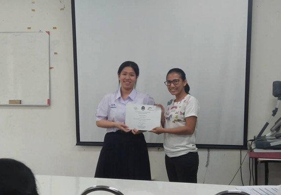 ภาพกิจกรรม โปรแกรมวิชาชีววิทยา จัดการอบรมเชิงปฏิบัติการ เรื่องการเพาะเลี้ยงเนื้อกล้วยไข่