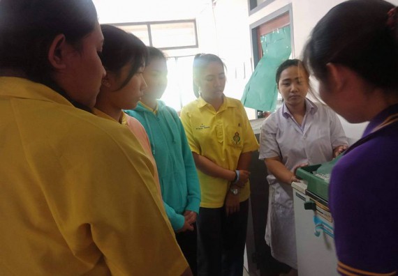 ภาพกิจกรรม โปรแกรมวิชาชีววิทยา จัดการอบรมเชิงปฏิบัติการ เรื่องการเพาะเลี้ยงเนื้อกล้วยไข่