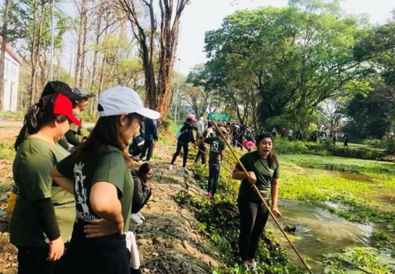 ภาพกิจกรรม โปรแกรมวิชาวิทยาศาสตร์สิ่งแวดล้อม จัดโครงการเยาวชนรักสิ่งแวดล้อม กิจกรรม Love Environmental