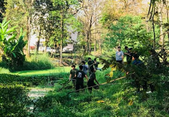 ภาพกิจกรรม โปรแกรมวิชาวิทยาศาสตร์สิ่งแวดล้อม จัดโครงการเยาวชนรักสิ่งแวดล้อม กิจกรรม Love Environmental