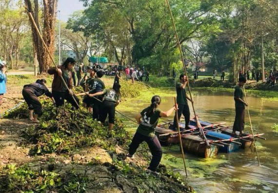 ภาพกิจกรรม โปรแกรมวิชาวิทยาศาสตร์สิ่งแวดล้อม จัดโครงการเยาวชนรักสิ่งแวดล้อม กิจกรรม Love Environmental