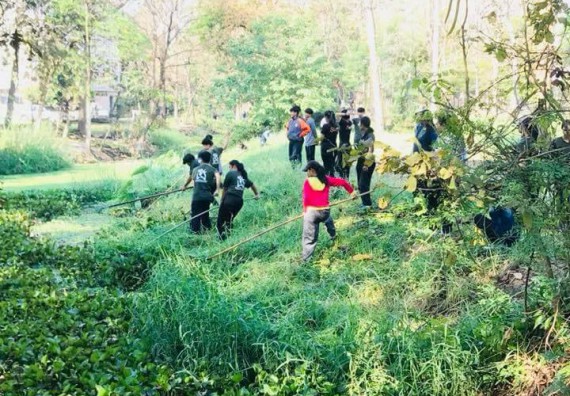 ภาพกิจกรรม โปรแกรมวิชาวิทยาศาสตร์สิ่งแวดล้อม จัดโครงการเยาวชนรักสิ่งแวดล้อม กิจกรรม Love Environmental